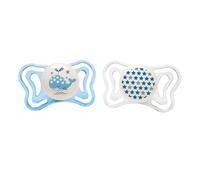Physio Light Silicone Dummy - Sterilisable Box - 2-6 m - Blue