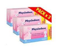 Physiodose Physiological Serum - 3 Boxes of 40 Single Doses, 40 Count (Pack of 3)