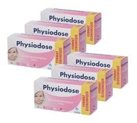 PHYSIODOSE Saline Solution Baby - Pack of 6 Boxes with 40 Single-Dose Vials of 5 ml - Sterile Normal Saline for Baby Nasal Drops, Eyes and Wound Cleansing