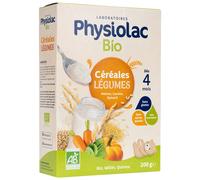 Physiolac Organic Cereals Vegetables From 4 Months 200g