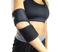 PhysioRoom Adjustable Neoprene Elbow Brace Arm | Arthritis Pain Relief, Tendonitis, Sports Injury Recovery, Tennis Elbow & Golfer's Elbow | Compression, Comfortable Fit, Support Sleeve (One Size)