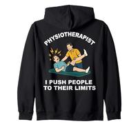 Physiotherapist Funny I Push People To Limits Zip Hoodie