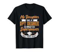 Physiotherapy Design for Physical Therapist - Has DPT Degree Value Graphic T-Shirt, Men, Black, L