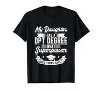 Physiotherapy Design for Physical Therapist - Has DPT Degree Value Graphic T-Shirt, Men, Black, S