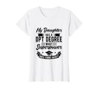 Physiotherapy Design for Physical Therapist - Has DPT Degree Value Graphic T-Shirt, Women, White, S