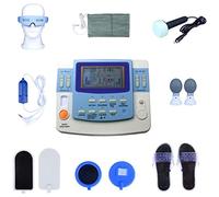 Physiotherapy Therapy Machine with Ultrasound Tens EMS and Laser for Unblock Meridians and Muscles - 9 Channels Body Massager - Low Frequency Device