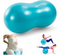 Physioworx Peanut Ball x 50cm - Multiple Use: Exercise, Yoga, Pilates, Rehab, Sensory, Fitness, Birthing and Flexible Seating - Anti-Burst Exercise Ball - Pump Sold Separately