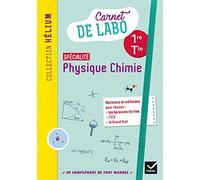 Physique chimie 1re/Tle - Éd. 2020 - Carnet de labo élève