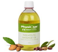 Physique Therapeutic Massage Oil 500ml - Sweet Almond and Jojoba Seed Oil- Essential Oils for Massage and Spa Treatment - Lavender, Peppermint and Rosemary