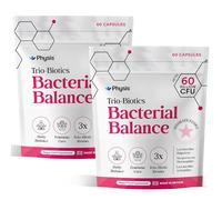Physis 60 Billion CFU Intimate Care for Women | Feminine Comfort | Bio-Flora Bacterial Balance | Trio-Biotics 3-Strain-Power | 2 x 60 Vegan Tablets (2 Pouches)