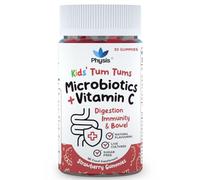 Physis Kids Probiotics Gummies with Vitamin C | 30 Gummies | Probiotics for Children | Constipation Relief & Stool Softener Chewable Kids Vitamins | Childrens Gut Health | Ages 2+ |