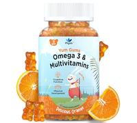 Physis Kids Vitamins & Omega 3 Gummies | Toddler Vitamins Age 2+ | Immunity Development Cognition | Children’s Multivitamins | Kids Gummies | 30 Natural Orange Soft Chews | Yum Gum Hero Rudy Roo