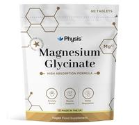 Physis Magnesium Glycinate 400mg Daily | High Absorption Vegan Capsules for Sleep, Mood & Muscle Support | Non-Laxative, Natural Mineral | Relaxation, Stress & Anxiety Relief | 60 x Chelated Capsules