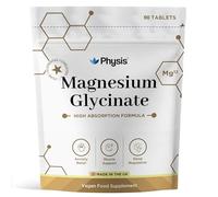 Physis Magnesium Glycinate 400mg Daily | High Absorption Vegan Capsules for Sleep, Mood & Muscle Support | Non-Laxative, Natural Mineral | Relaxation, Stress & Anxiety Relief | 90 x Chelated Capsules