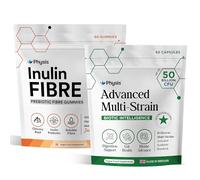Physis Ultimate Gut Solution | Inulin Fibre & 50 Billion CFU Probiotics | Repair Reset Revive | Digestion Bloating Stomach Relief | Vegan Natural Goodness | 1 Month Supply