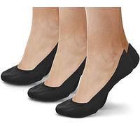 Physix Gear Sport 3 Pairs No Show Socks Women & Men - Best Invisible Low Cut Socks