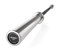 PhysKcal 15 kg Olympic Barbell for 2'' Weight Plates, Black/Bright, 6.6 ft