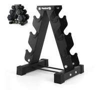 PhysKcal 3-Tier Dumbbells Rack, Heavy Duty Gauge Steel, 150 kg Load Bearing