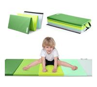 PhysKcal 5-Panel Folding Gymnastics Tumbling Mat with Carrying Handles, Thick Foldable Exercise Mat &Tumbling Mat for Kids, Padding for MMA, Gymnastics, Activity Play and Home Gym