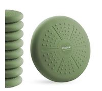 PhysKcal Green 8 pcs 33x2'' Wobble Cushion Balance Disc, Wiggle Seat Stability Cushion for Physio, Posture & Fitness, Flexible Seating, Sensory Cushion for Chair, Pump & Exercise Poster Included