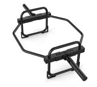 PhysKcal Olympic Trap Bar, Hex Barbell Bar with ⌀ 2'' Smooth Sleeves, Easy Load and Unload Barbell Design for Weight Lifting Beginners- Ideal for Shrugs and Farmer Walks