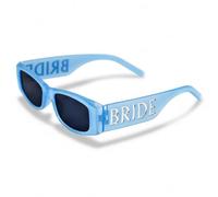Physkoa Something Blue Bride Sunglasses | Bachelorette Party Sunnies, Bridal Shower Accessory, Engagement Decorations, Bach Party Supplies, Bride To Be Gift