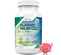 Phytage Labs Bladder Relief 911 - Advanced Urinary Tract & Bladder Support Supplement for Men and Women - with 1000mg D-Mannose, Cranberry Extract, Hibiscus & Dandelion Root - 60 Veggie Capsules