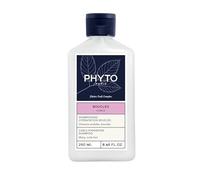 Phyto Paris curling shampoo moisture 250 ml for gentle cleansing and definition for wavy to curly hair types 2A to 3A without silicone and no sulphates for healthy shine and bounce.