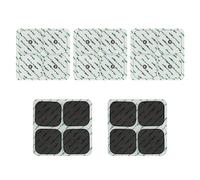 PHYTOP Tens Machine Pads Compatible with Compex, Self-Adhesive Tens Electrodes Easy Snap with 3.75mm Button Stud Connection (Pack of 20)