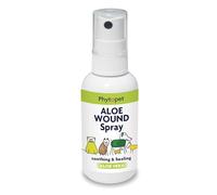 Phytopet Aloe Wound Spray | 100ml | Soothing and Cooling Spray for Bums and Cuts | Easy Application on the Go | For Dogs, Cats, Horses Pets |