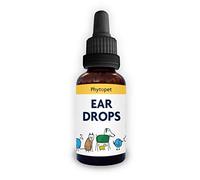 PhytoPet Ear Drops | 30ml | Herbal Remedy for Itchy Ears, Wax Build-up & Ear Mites, For Dogs, Cats, Horses & Small Mammals, Pleasant Scent