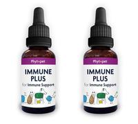 Phytopet Immune Plus | 30ml | 100% Natural Herbal Remedy | Helps Supports and Strengthen The Immune System | For Dogs, Cats, Birds, Horses, Pets | (Pack of 2)