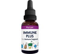 Phytopet Immune Plus, Immune Support for Dogs, Cats, Birds and Horses, Easy to Use Herbal Supplements for Pets, 30ml - 100% Herbal Phytopet Pet Supplies