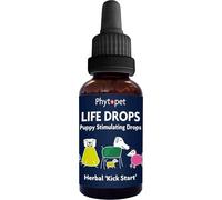 Phytopet Life Drops, All Natural Stimulant, Energy Boost, Immune Support, Metabolism Booster & Whelping Drops for Breeders of Puppies, Kittens & Small Mammals, 10ml - 100% Herbal Phytopet Pet Supplies