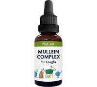 Phytopet Mullein Complex, All Natural Cough and Mucus Relief for Pets, Mullein Drops Suitable for All Animals to Help with Breathing and Respiratory Support, 100ml - 100% Herbal Phytopet Pet Supplies