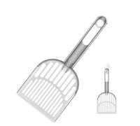 Phytress Cat Litter Scoop - Slanted Long Handle Fast Sifting Convenient Scooper | Tray Sifter Poop Shovel - for Home Dorm Apartment Bedroom Living Room Balcony