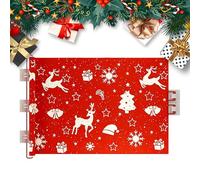 Phytress Dog Gate,Retractable Child Proof Safety Christmas Decor - Indoor Doggy Stairs Fence Baby Gate,for Inside Outdoor Deck Balcony Porch Terrace Nursery Room Staircase