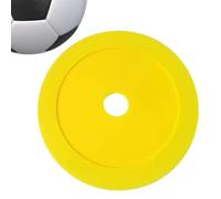 Phytress Flat Cones for Sports Training | 5.9in Round Soft Marking Plate | Small Football Training Equipment | for School Club Daily Practice Coaching Speed Agility Soccer