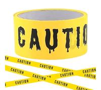 Phytress Halloween Caution Tape Roll,Yellow Party Decorations | Outdoor Decorations Warning Sign Tape - for Haunted House Danger Areas Outdoor Window Home Yard
