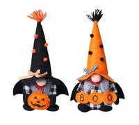 Phytress Halloween Dolls - Gnome Pumpkins Toys - Faceless Dwarf Home Ornament for Holiday Display Indoor Outdoor Bedroom Sofa Window Tabletop Kids Adults