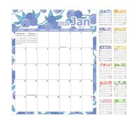 Phytress Magnetic Calendar for Refrigerator | 2026 12-Month Daily Planning Calendar,Aesthetic Magnetic Schedule Countdown Punch-In Planner for Shopping List Living Room Office Dormitory Apartment