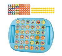 Phytress Memory Match Game,Animal Fruit Pattern Interactive Toys,Flipping Matching Chess Board Game - for Preschool Kindergarten Desktop Play Group Gatherings Toddler Kids Family