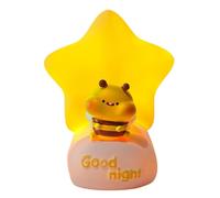 Phytress Night Light Cute - Bee Star Moon Home Decor | Cartoon Nursery Lamp,for Living Room Bedroom Study Bedside Nightstand Bookshelf Professionals Students Designers Writers Readers Office