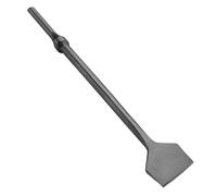 Phyxlyn 2" Wide 18" Long Pneumatic Air Chisel Bit, 0.401 Inch Shank, Tile and Thinset Scaling Chisel, Thinset Scaling Scraper, Wall and Floor Scraper, Tile Remover Work with Air Hammer