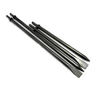 Phyxlyn Scraper 350mm (14" Inch) 450mm (17" Inch) Long Air Pneumatic Hammer Chisel, Flat Chisels Point Chisels with Round Collar for Concrete and Tile Chisel