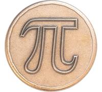 Pi 3.14 Coin in Copper