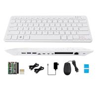 Pi 500 Basic Kit Compatible with Raspberry Pi 500, Powerful Keyboard Computer, Same Quad-Core 64-bit Arm Processor, Support WiFi/Bluetooth, Comes with Official 32GB Micro SD Card (6 Items)