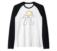 Pi à la Mode Funny Math Dessert Pi Raglan Baseball Tee