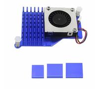 Pi Active Cooler, Compatible With Pi 5, Active Cooling Fan, Temperature Controlled Blower Fan Blower PWM Cooling Fan With Thermal Pads For Raspberry (BU)