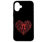Pi Day 3.14 Pi Heart Design for Math Teachers Case for iPhone 16 Plus